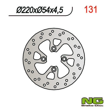 Brake disc (rotor) front YAMAHA YP 125 MAJESTY '96-'98 (220X54X4,5)