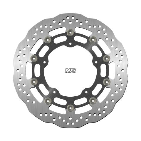 Brake disc (rotor) front YAMAHA YZF R1 '04-'06 / '15-'16, FZ1 '06-13, R6 '20-, V-MAX '09-16, MT-10 '16-21 (320X132X5MM) (5X8,5MM) WAVE Floating (Aluminium center)