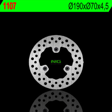 Brake disc (rotor) rear APRILIA 125/200/250/300/500 ATLANTIC (190X70X4,5) (3X8,5MM)