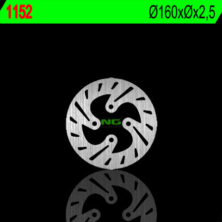 Brake disc (rotor) rear BETA 125/200/250/290/300 TRIAL (160x-x2,5)