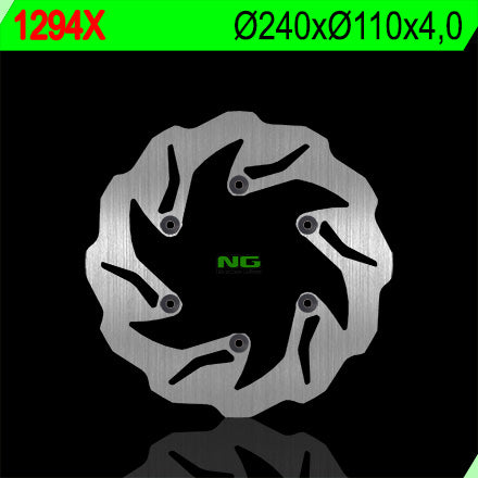 Brake disc (rotor) rear BETA RR ENDURO 250/300 '12-'22 (240X110X4,2) WAVE (6X6,5MM) (NG141 NG129)