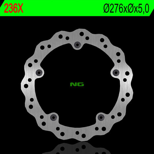 Brake disc (rotor) rear BMW R 850/1100/1150/1200 (276X-X5) WAVE