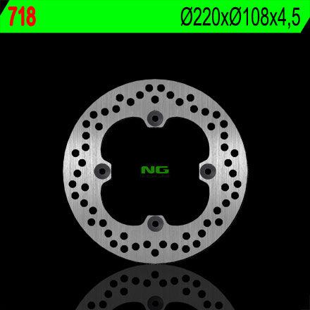 Brake disc (rotor) rear DUCATI 748/749/916/996/998 '95-'02 (220X108X4,5) (4X8,5MM)