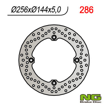 Brake disc (rotor) rear HONDA XRV 750, XL 1000V, CBR 1100XX (256x144x5,0MM) (4X10,5MM)