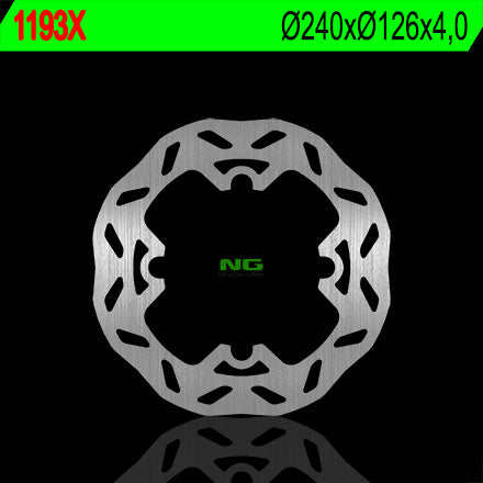 Brake disc (rotor) rear HUSQVARNA TE 250/450/510 '05-'06 (240X126X4) (4X19MM) WAVE
