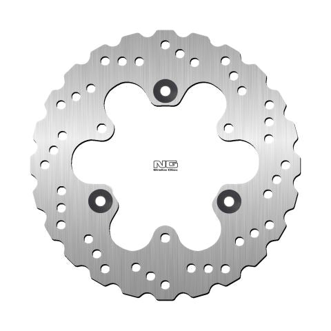 Brake disc (rotor) rear KAWASAKI 250 NINJA '13-18 (220X100X5MM) (3X10,5MM) WAVE