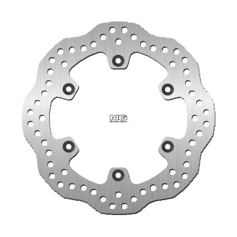 Brake disc (rotor) rear KAWASAKI KLR 650 '90-'07, KLE 500 '91-'07 (230X120X5MM) (6X10,5MM) WAVE