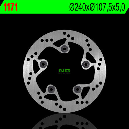 Brake disc (rotor) rear KTM DUKE 690/790/890 '08-'22, SUPERMOTO 950/990 '05-'08, SUPERDUKE 690/950/990 (240X107,5X5) (5X8,5MM)