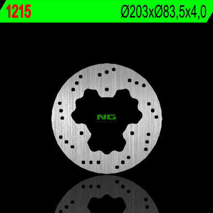 Brake disc (rotor) rear POLARIS TRAIL BLAZER 250/330 TRAIL BOSS 330 '05-'13, SCRAMBLER 500 '05-'09 (203X83,5X4) (3X8,5MM)