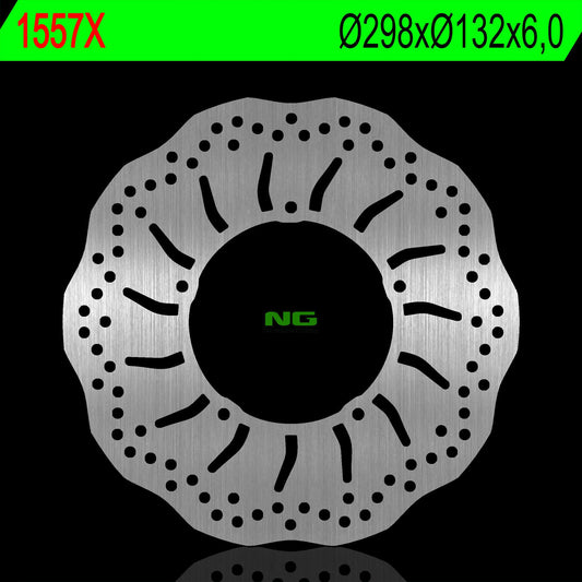 Brake disc (rotor) rear YAMAHA V-MAX 1700 10-17 (298X132X6,0MM) (5X8,5MM) WAVE