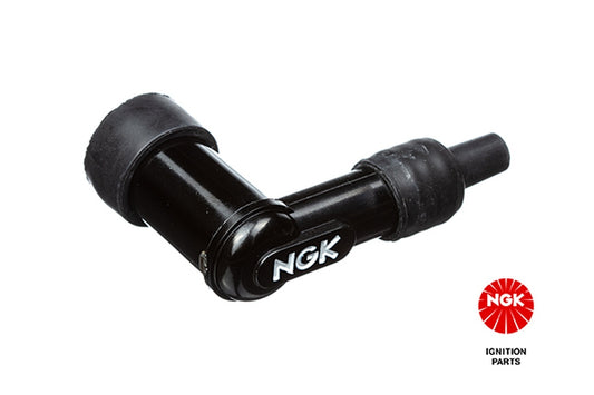 Spark Plug Cap Ebonite Angled (90°) Black (No. 8031) 