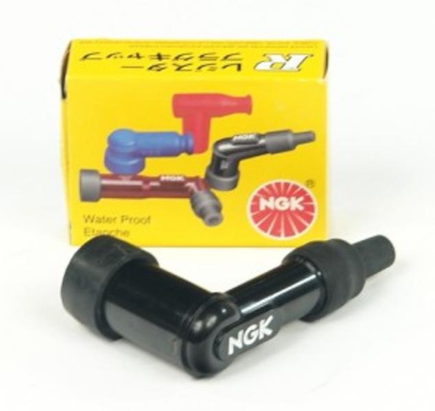 Spark Plug Cap Ebonite Angled (90°) Black (No. 8051) 