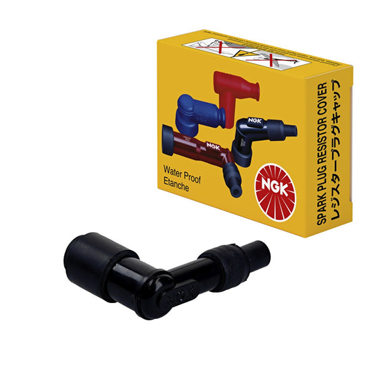 Spark Plug Cap (No. 8020) Angled (90°) Black 