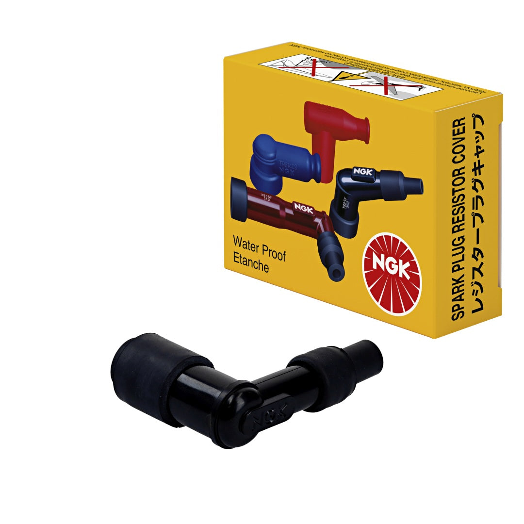 Spark Plug Cap (No. 8328) Angled (90°) Black 