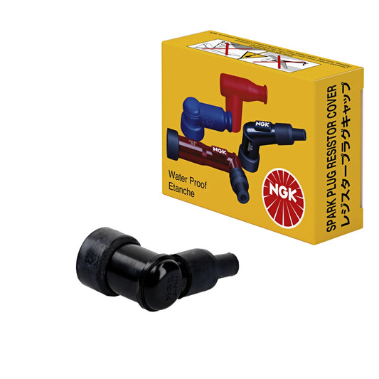 Spark Plug Cap (No. 8336) Angled (90°) Black 