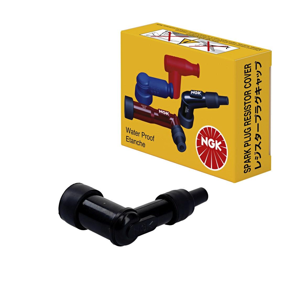 Spark Plug Cap (No. 8342) Angled (90°) Black 