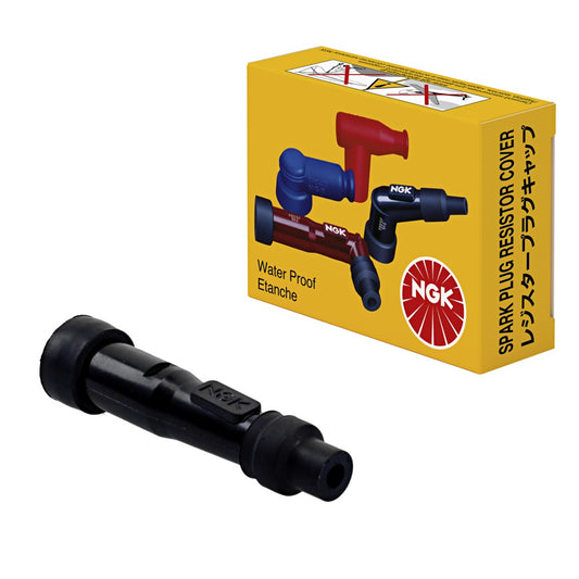 Spark Plug Cap (No. 8374) Straight (0°) Black 