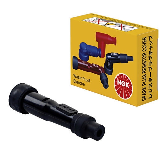 Spark Plug Cap (No. 8388) Straight (0°) Black 
