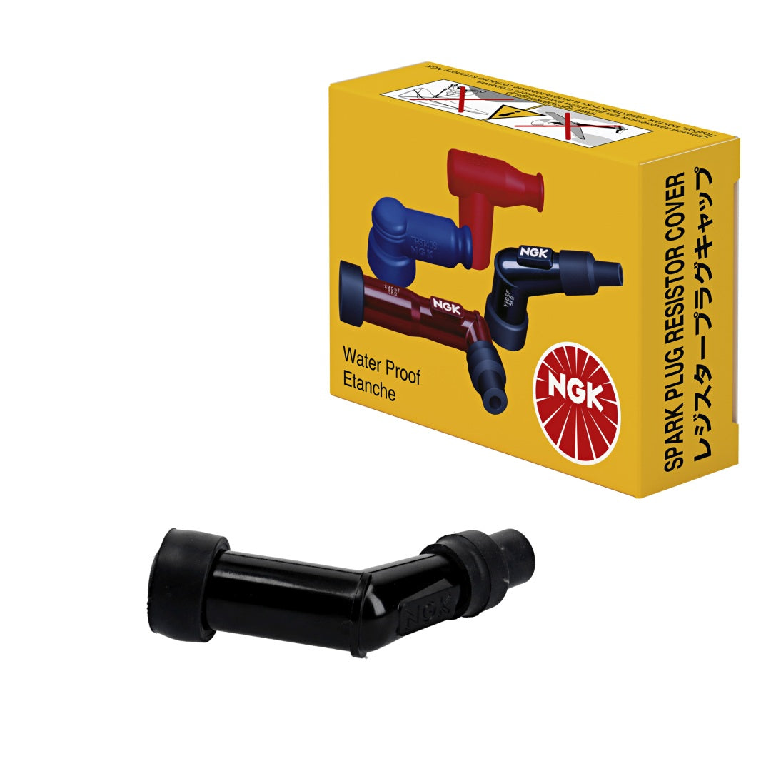 Spark Plug Cap (No. 8415) Angled (120°) Black 