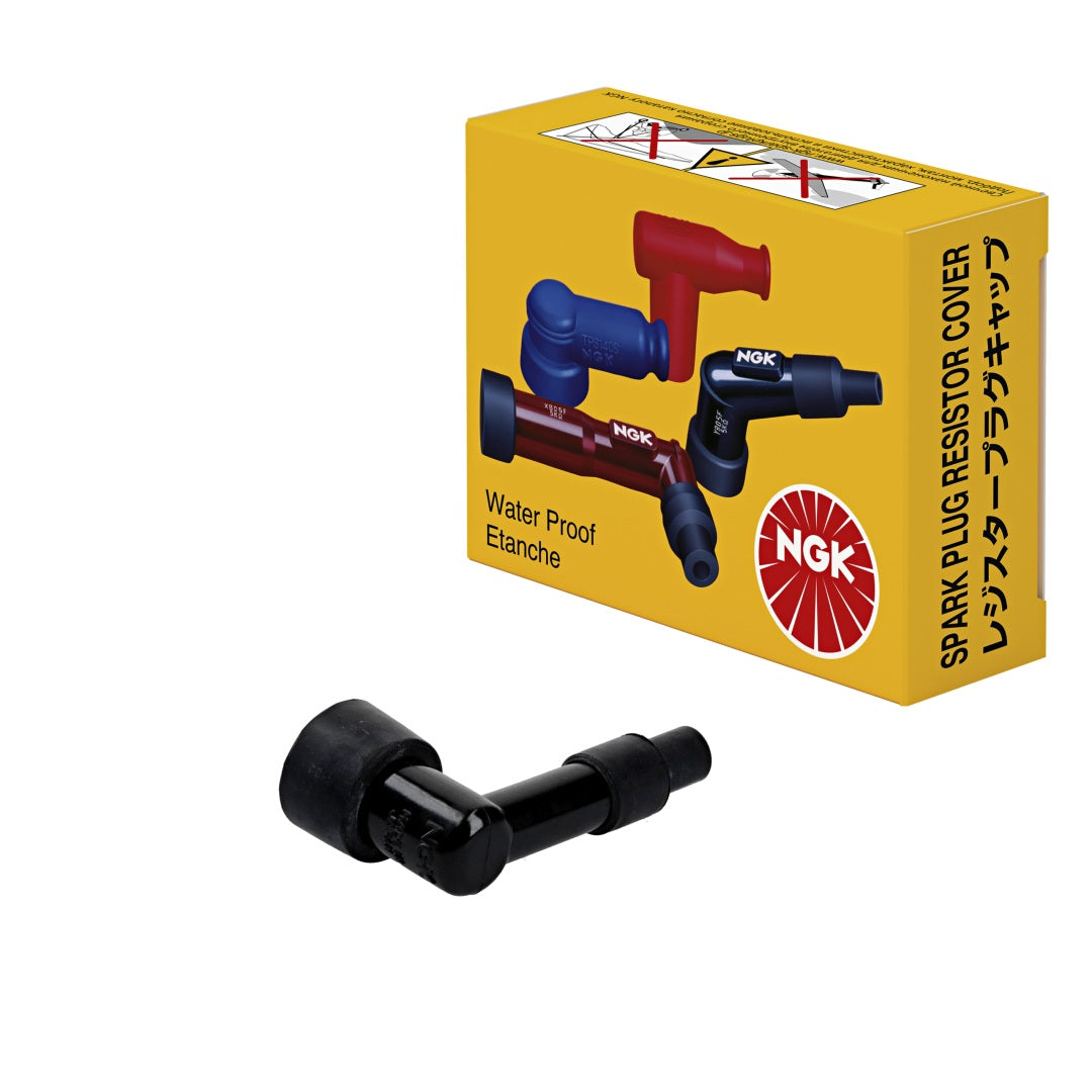 Spark Plug Cap (No. 8744) Angled (90°) Black, Polaris 250/300/400/425/500 