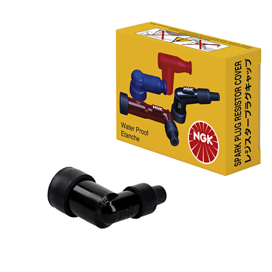 Spark Plug Cap (No. 8760) Angled (90°) Black 