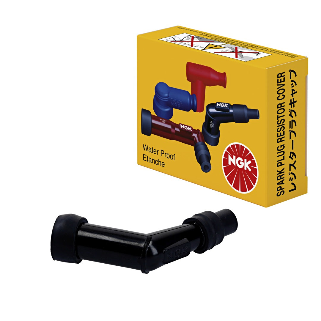 Spark Plug Cap (No. 8913) Angled (120°) Black 