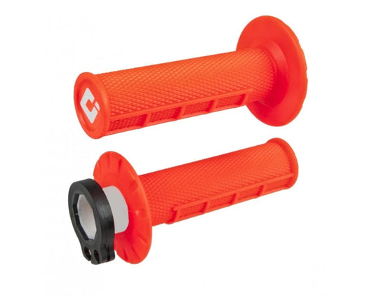 Off-Road Half Waffle MX V2 Lock-On Grip Fluo Orange 