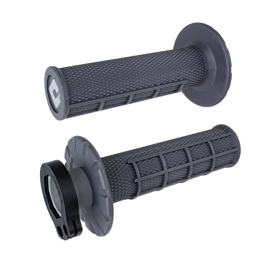 Off-Road Half Waffle MX V2 Lock-On Grip Grey 