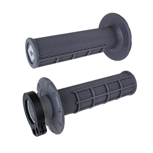 Off-Road Half Waffle MX V2 Lock-On Grip Grey 