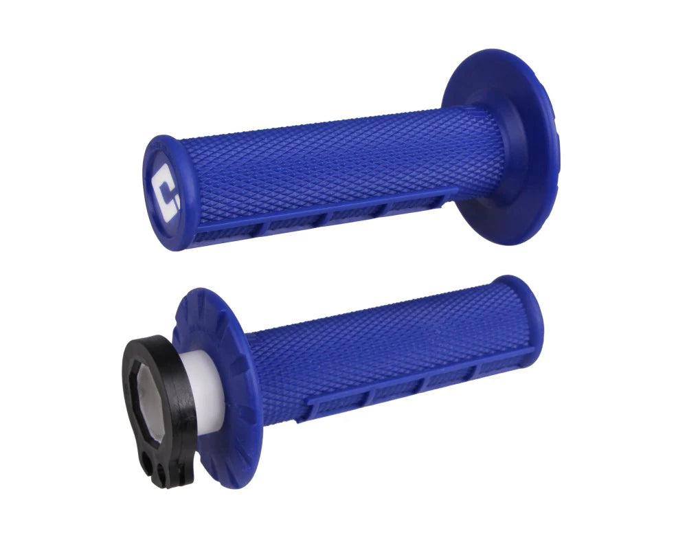 Off-Road Half Waffle MX V2 Lock-On Grip Blue 