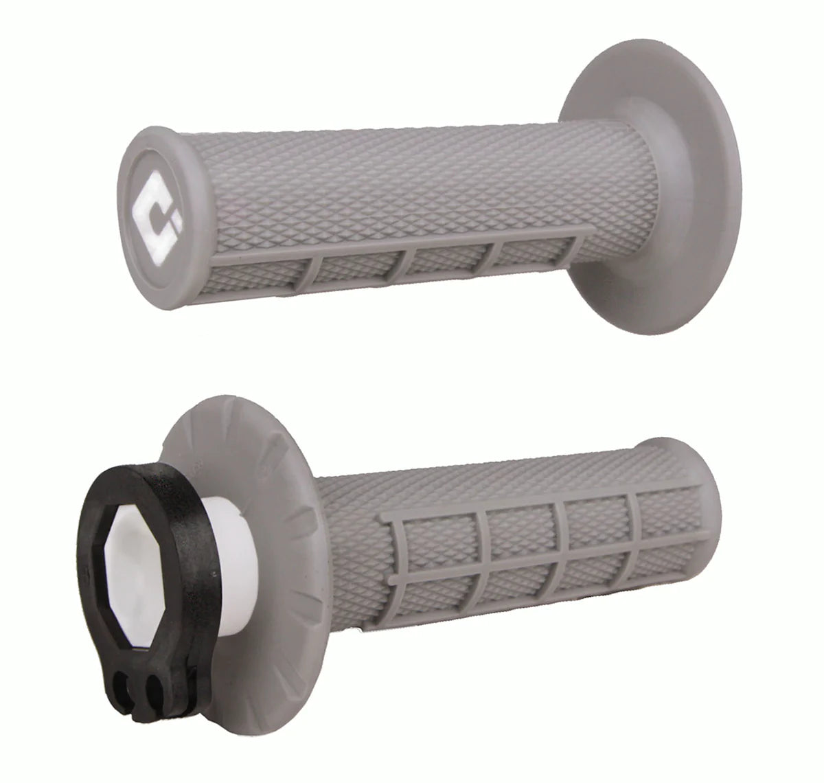 Off-Road Half Waffle MX V2 Lock-On Grip Grey 