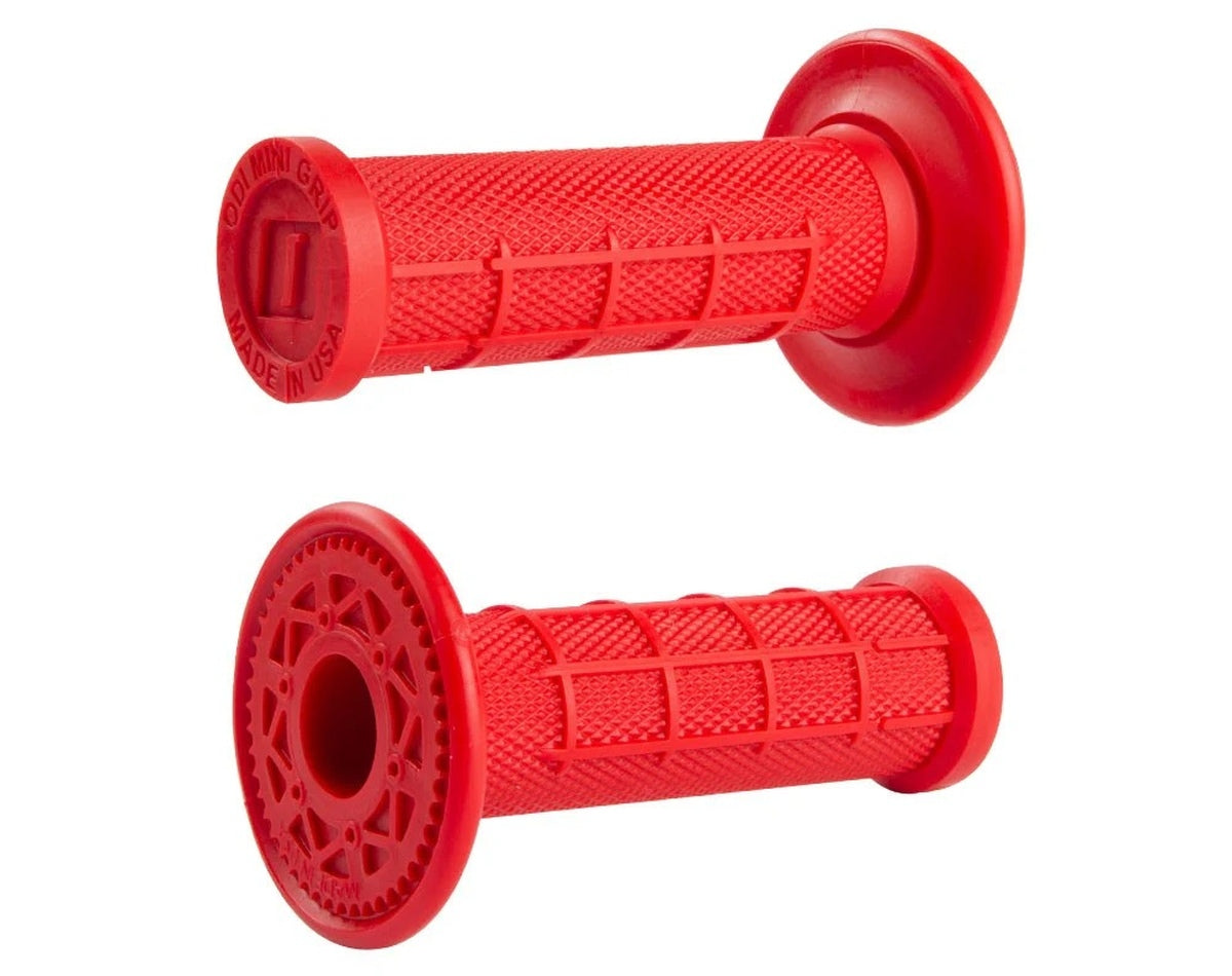 Off-Road Mini Half Waffle MX Single Ply Grip Red 