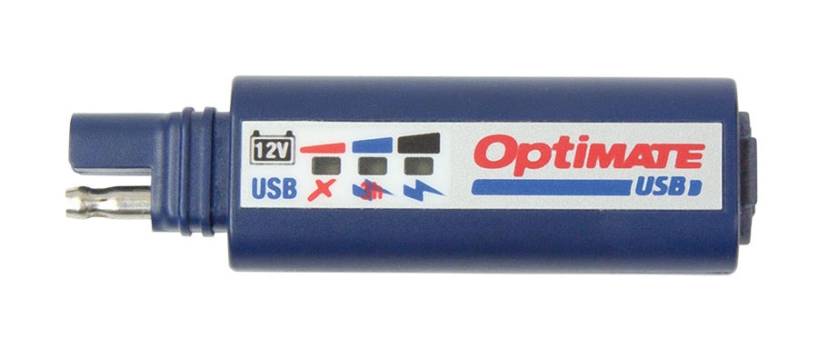 USB charger with SAE connector and battery charge indicator (5V 2400mA) (EL)