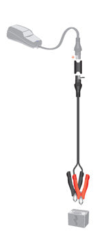 Crocodile clip lead for chargers with SAE connector (length 50cm) (SAE-74) (EL)