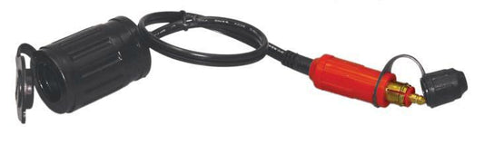 Cable with DIN plug for CAN-bus BMW and cigarette lighter socket (length 30cm) (EL)
