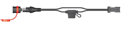 Cable with plug to connect charger to Ducati socket and SAE connector (length 30cm) (EL)