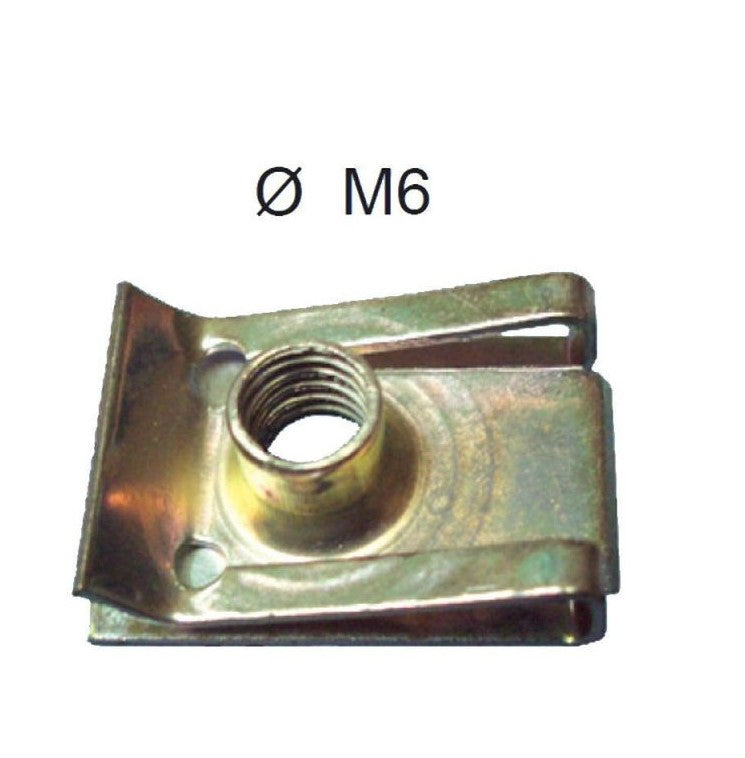 Exhaust Mount Clip Nut M6 (M6 Thread Insert) (0040916-E0706) 