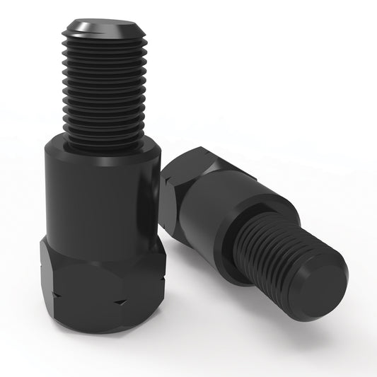 Mirror Adapter Universal Reverse 10-10mm Left/Right Thread x1 Right/Right x1 (Set of 2) 