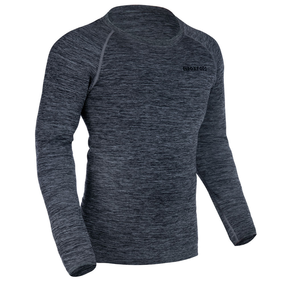 Advanced Base Layer Thermal Shirt Long Sleeve Grey Size L/XL 