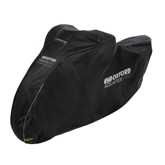 Aquatex Pro Motorcycle Waterproof Cover Black Size XL 
