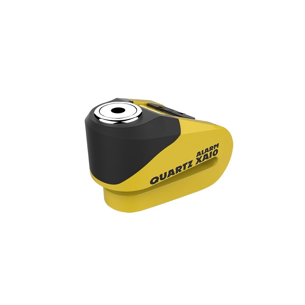 Disc Lock w/Alarm Quartz XA10 Pin 10mm Yellow/Black (Old Code: LK272) 