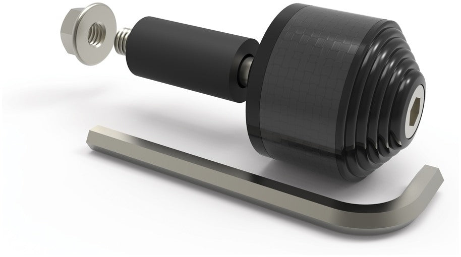 Handlebar Weights Carb End 2 Black (Carbon) Set 