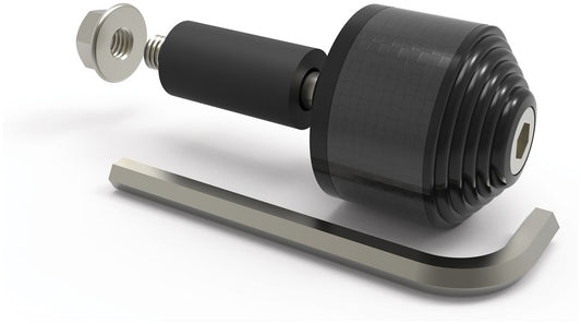 Handlebar Weights Carb End 2 Black (Carbon) Set 