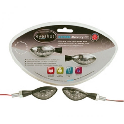 Turn Signals (CE) LED Mercury Black – Pair (with resistors) (Old Code: OF364) 