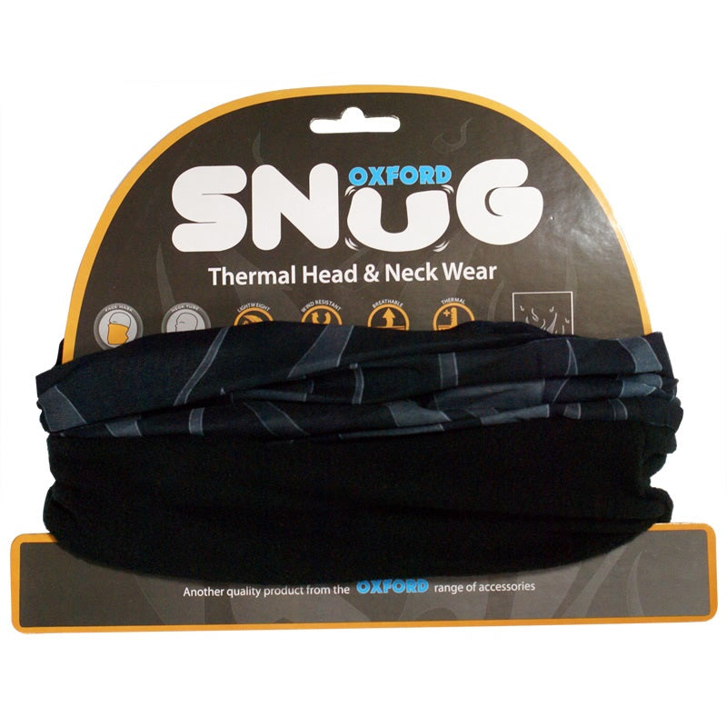 Neck Warmer Snug Flames Black/Grey 