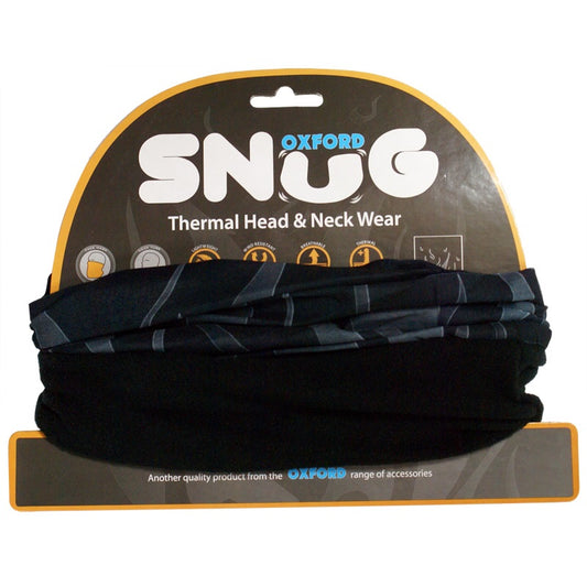 Neck Warmer Snug Flames Black/Grey 