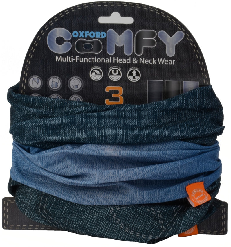 Multifunction Windproof Neck Tube Comfy 3-Pack Jeans 