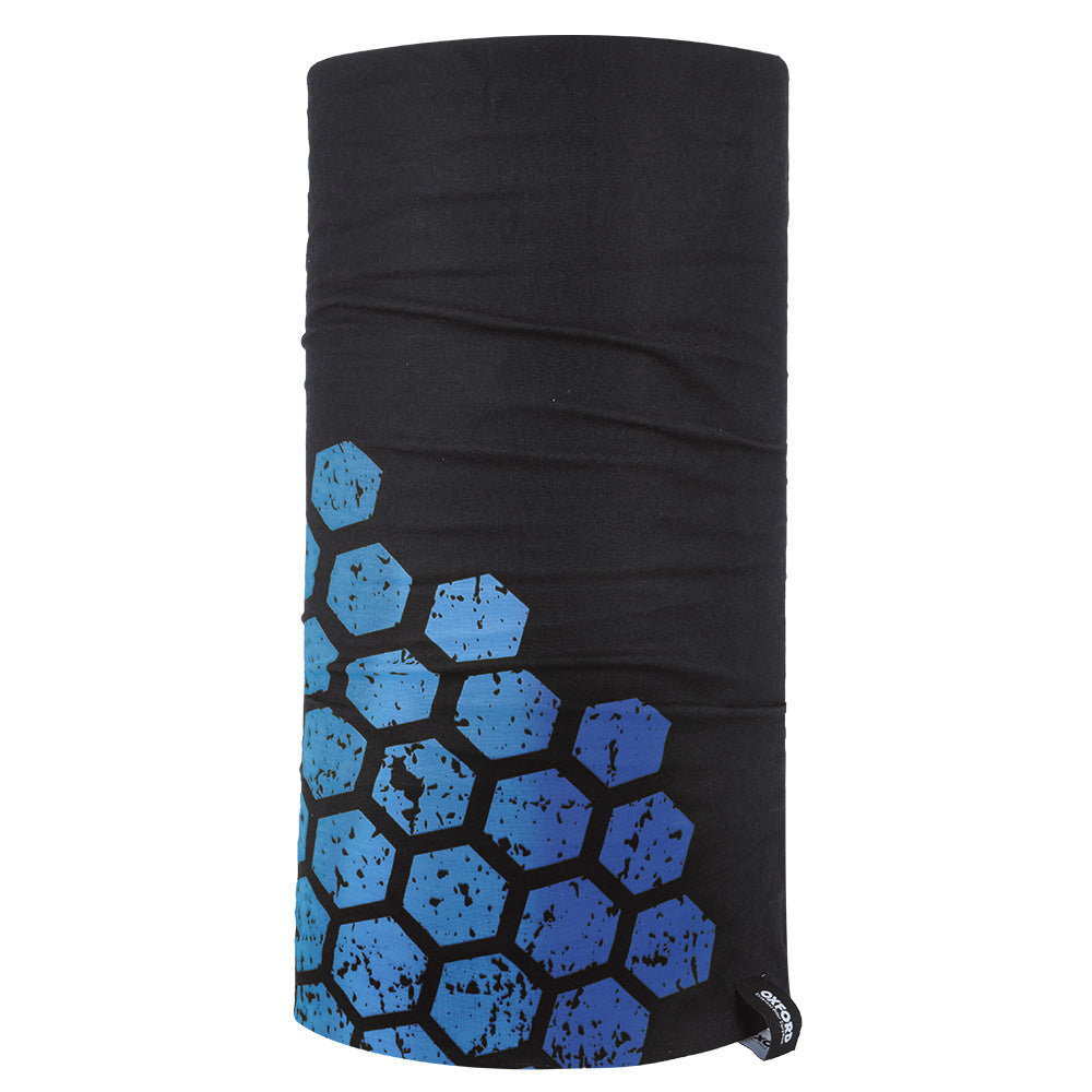 Multifunction Windproof Neck Tube Comfy Hex 3-Pack Black/Blue 