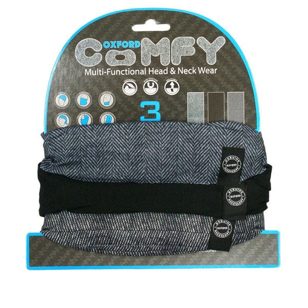 Multifunction Windproof Neck Tube Comfy 3-Pack Herringbone 