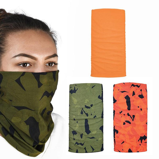 Multifunction Windproof Neck Tube Comfy Havoc Orange 3-Pack Camo/Red/Orange 